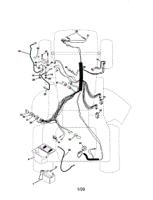 Electrical parts for Craftsman Front-Engine Lawn Tractor 917271024 from AppliancePartsPros.com