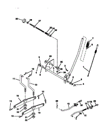 Lift Assembly parts for Craftsman Front-Engine Lawn Tractor 917271030 from AppliancePartsPros.com