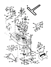 Mower Deck parts for Craftsman Front-Engine Lawn Tractor 917271030 from AppliancePartsPros.com