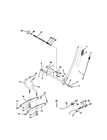 Lift Assembly parts for Craftsman Front-Engine Lawn Tractor 917271031 from AppliancePartsPros.com
