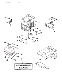 Engine parts for Craftsman Front-Engine Lawn Tractor 917271040 from AppliancePartsPros.com