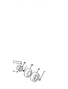 Wheels And Tires parts for Craftsman Front-Engine Lawn Tractor 917271041 from AppliancePartsPros.com