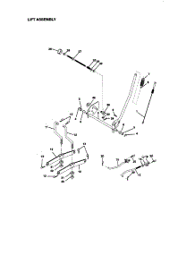 Lift Assembly parts for Craftsman Front-Engine Lawn Tractor 917271042 from AppliancePartsPros.com
