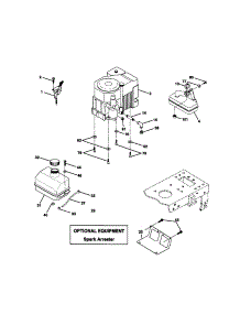 Engine parts for Craftsman Front-Engine Lawn Tractor 917271050 from AppliancePartsPros.com