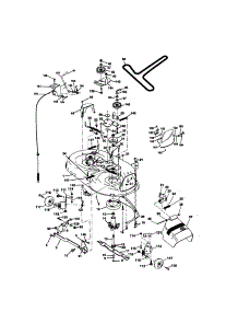 Mower Deck parts for Craftsman Front-Engine Lawn Tractor 917271050 from AppliancePartsPros.com