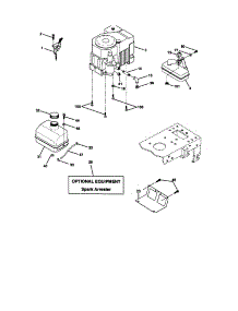 Engine parts for Craftsman Front-Engine Lawn Tractor 917271052 from AppliancePartsPros.com