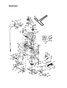 Mower Deck parts for Craftsman Front-Engine Lawn Tractor 917271052 from AppliancePartsPros.com