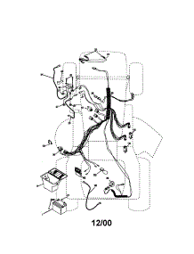 Electrical parts for Craftsman Front-Engine Lawn Tractor 917271053 from AppliancePartsPros.com