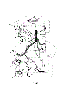 Electrical parts for Craftsman Front-Engine Lawn Tractor 917271062 from AppliancePartsPros.com