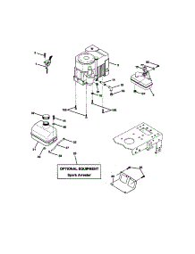 Engine parts for Craftsman Front-Engine Lawn Tractor 917271062 from AppliancePartsPros.com
