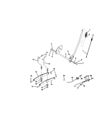 Lift Assembly parts for Craftsman Front-Engine Lawn Tractor 917271065 from AppliancePartsPros.com