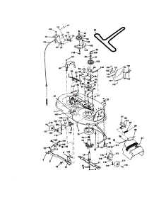 Mower Deck parts for Craftsman Front-Engine Lawn Tractor 917271065 from AppliancePartsPros.com