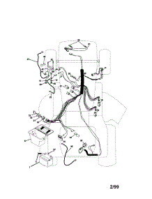Electrical parts for Craftsman Front-Engine Lawn Tractor 917271070 from AppliancePartsPros.com