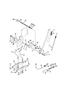 Lift Assembly parts for Craftsman Front-Engine Lawn Tractor 917271070 from AppliancePartsPros.com