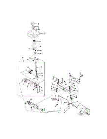 Steering Assembly parts for Craftsman Front-Engine Lawn Tractor 917271071 from AppliancePartsPros.com