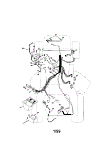 Electrical parts for Craftsman Front-Engine Lawn Tractor 917271090 from AppliancePartsPros.com