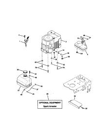 Engine parts for Craftsman Front-Engine Lawn Tractor 917271090 from AppliancePartsPros.com