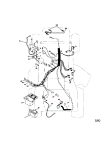 Electrical parts for Craftsman Front-Engine Lawn Tractor 917271110 from AppliancePartsPros.com