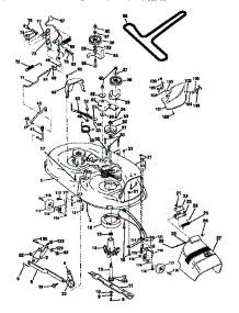 Mower Deck parts for Craftsman Front-Engine Lawn Tractor 917271110 from AppliancePartsPros.com