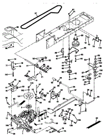 Drive parts for Craftsman Front-Engine Lawn Tractor 917271120 from AppliancePartsPros.com