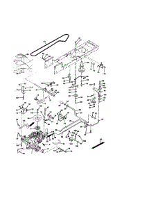 Ground Drive parts for Craftsman Front-Engine Lawn Tractor 917271121 from AppliancePartsPros.com