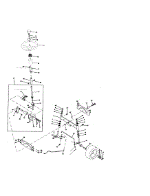 Steering Assembly parts for Craftsman Front-Engine Lawn Tractor 917271121 from AppliancePartsPros.com