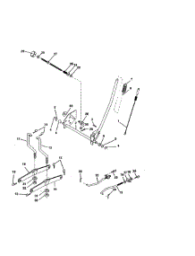 Lift Assembly parts for Craftsman Front-Engine Lawn Tractor 917271121 from AppliancePartsPros.com