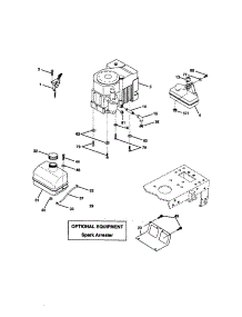 Engine parts for Craftsman Front-Engine Lawn Tractor 917271130 from AppliancePartsPros.com