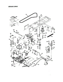 Ground Drive parts for Craftsman Front-Engine Lawn Tractor 917271132 from AppliancePartsPros.com