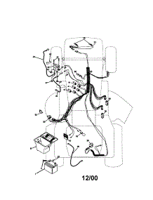 Electrical parts for Craftsman Front-Engine Lawn Tractor 917271133 from AppliancePartsPros.com
