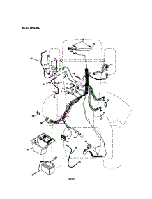 Electrical parts for Craftsman Front-Engine Lawn Tractor 917271142 from AppliancePartsPros.com