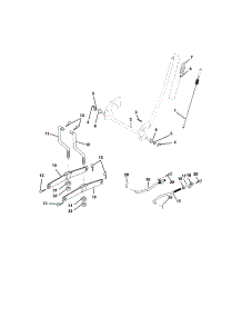 Lift Assembly parts for Craftsman Front-Engine Lawn Tractor 917271150 from AppliancePartsPros.com