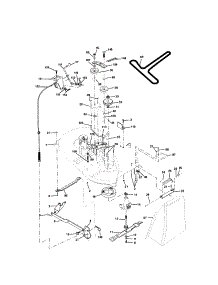 Mower Deck parts for Craftsman Front-Engine Lawn Tractor 917271150 from AppliancePartsPros.com