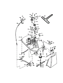 Mower Deck parts for Craftsman Front-Engine Lawn Tractor 917271190 from AppliancePartsPros.com