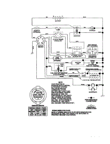 Schematic parts for Craftsman Front-Engine Lawn Tractor 917271190 from AppliancePartsPros.com