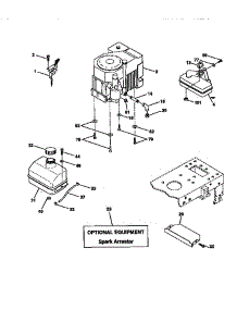 Engine parts for Craftsman Front-Engine Lawn Tractor 917271380 from AppliancePartsPros.com