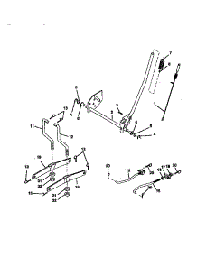 Lift Assembly parts for Craftsman Front-Engine Lawn Tractor 917271380 from AppliancePartsPros.com