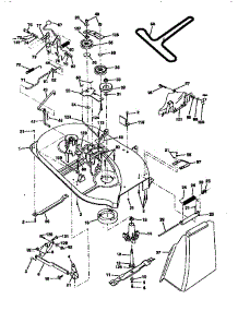 Mower Deck parts for Craftsman Front-Engine Lawn Tractor 917271380 from AppliancePartsPros.com