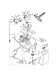 Mower Deck parts for Craftsman Front-Engine Lawn Tractor 917271470 from AppliancePartsPros.com