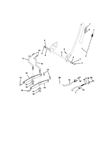 Lift Assembly parts for Craftsman Front-Engine Lawn Tractor 917271490 from AppliancePartsPros.com