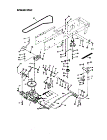 Ground Drive parts for Craftsman Front-Engine Lawn Tractor 917271530 from AppliancePartsPros.com