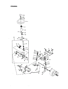 Steering parts for Craftsman Front-Engine Lawn Tractor 917271530 from AppliancePartsPros.com