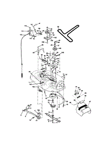 Mower Deck parts for Craftsman Front-Engine Lawn Tractor 917271531 from AppliancePartsPros.com