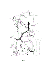 Electrical parts for Craftsman Front-Engine Lawn Tractor 917271550 from AppliancePartsPros.com