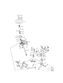 Steering parts for Craftsman Front-Engine Lawn Tractor 917271550 from AppliancePartsPros.com