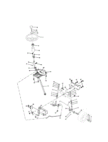 Steering parts for Craftsman Front-Engine Lawn Tractor 917271551 from AppliancePartsPros.com