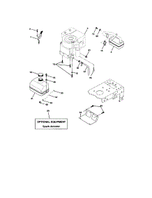 Engine parts for Craftsman Front-Engine Lawn Tractor 917271551 from AppliancePartsPros.com