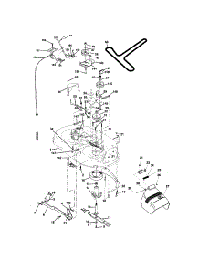 Mower Deck parts for Craftsman Front-Engine Lawn Tractor 917271553 from AppliancePartsPros.com