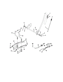 Lift Assembly parts for Craftsman Front-Engine Lawn Tractor 917271554 from AppliancePartsPros.com
