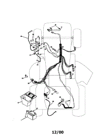 Electrical parts for Craftsman Front-Engine Lawn Tractor 917271630 from AppliancePartsPros.com